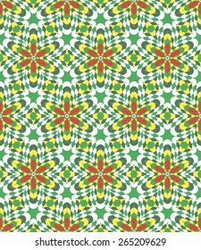 Abstract vector seamless pattern. Modern stylish texture. Illustration and Swatch.