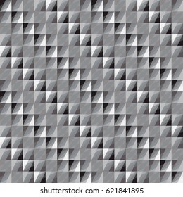 Abstract vector seamless pattern of monochrome squares.