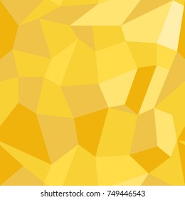 Abstract vector seamless pattern in polygonal style. Geometric background of yellow polygons. EPS10. Can be used as print on cover or cloth.