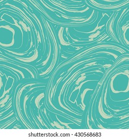 Abstract vector seamless pattern. Repeating abstract background in green colors