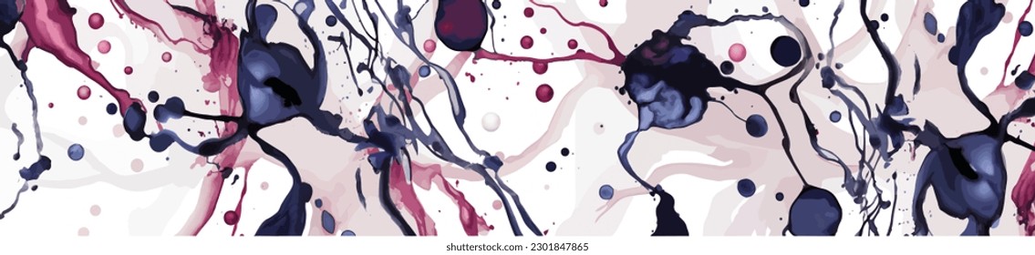 abstract vector seamless pattern, in the style of playful yet macabre, inkblots, focus on joints connections, tapestry-like, positive negative space, poured resin, 17th century 