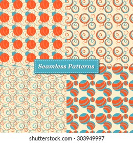 Abstract Vector seamless pattern. Seamless texture. Endless pattern. Abstract Elegance Seamless patterns.