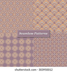 Abstract Vector seamless pattern. Seamless texture. Endless pattern. Abstract Elegance Seamless patterns.