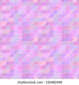 Abstract vector seamless pattern. Varied tints flat style. Resembles inlay.