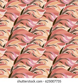 Abstract vector seamless pattern. Wave abstract background.