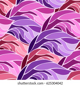 Abstract vector seamless pattern. Wave abstract background.