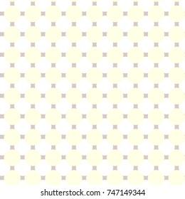 Abstract vector seamless pattern with white and yellow dots. Geometric background. EPS10. Can be used as print on cover or cloth.