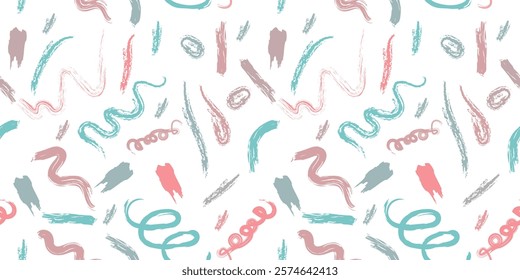 Abstract Vector Seamless patterns with minimal geometrical line schemes. Vector templates