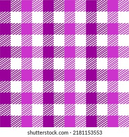 Abstract Vector Seamless purple plaid Checkered Squares Pattern lines