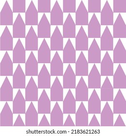 Abstract Vector Seamless purple plaid Checkered Squares triangle Pattern
