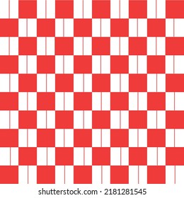 Abstract Vector Seamless red plaid Checkered Squares Pattern
grid