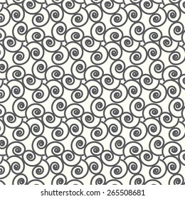 abstract vector seamless swirl wave Japanese pattern background