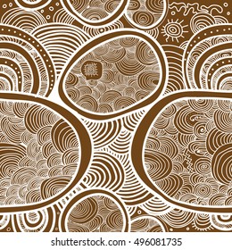 Abstract vector seamless texture. Wallpaper, backgrounds, decoration, fabric for your design.