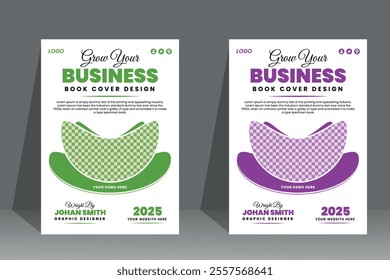 Abstract vector set book cover design