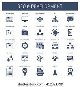 Abstract vector set of colorful flat security and protection icons with long shadow. Concepts and design elements for mobile and web applications.