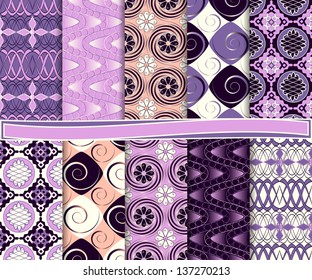 Abstract vector set of paper for scrapbook
