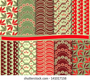 Abstract vector set of paper for scrapbook