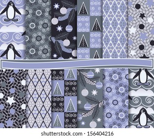 Abstract vector set of paper for scrapbook