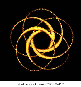 Abstract vector shape.