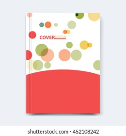 Abstract vector shape design for cover, poster, banner, flyer, business card, magazine annual report, title page, brochure template layout or booklet .A4 size with polygons on white background.