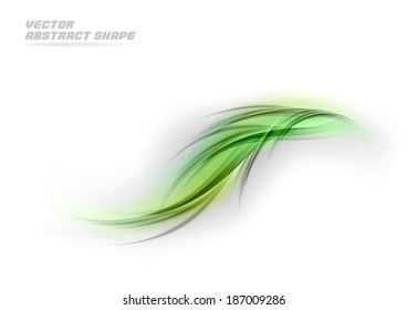 Abstract vector shape in the fresh colors.