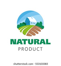 Abstract vector, shape leaves home as a symbol of gardening activity, agriculture, and environmentalists movement.