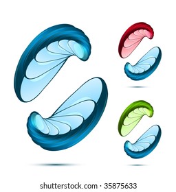 Abstract vector shapes