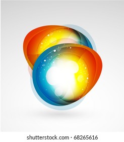 Abstract vector shapes