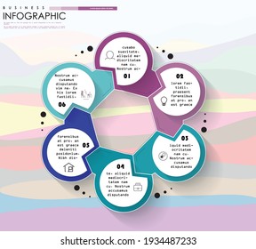 Abstract vector shapes. Creative art design