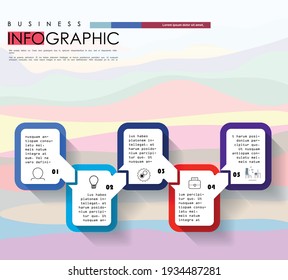 Abstract vector shapes. Creative art design