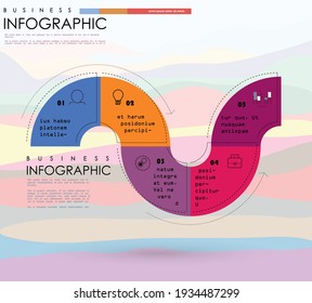 Abstract vector shapes. Creative art design