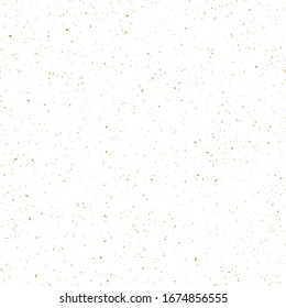 Polvo de textura brillante vector abstracto, manchas con lámina de oro espumoso sobre fondo blanco. Fondo de deslizamiento dorado para Navidad, bodas, cumpleaños