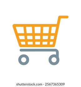 Abstract Vector Shopping Cart Icon Design Template