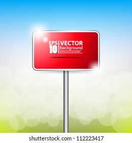 abstract vector sign design eps10