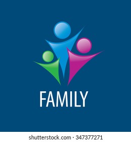 abstract vector sign for the family and the union people