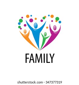 Abstract Vector Sign Family Union People Stock Vector (Royalty Free ...