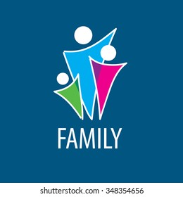 abstract vector sign for the family and the union people