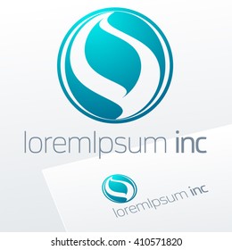 Abstract vector sign. Logo for for Business, Corporation, Technology