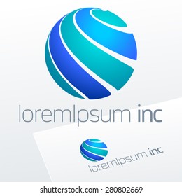 Abstract vector sign. Logotype for Business, Corporation.