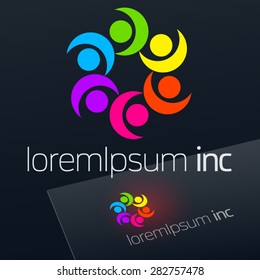 Abstract vector sign. Logotype for Business, Corporation.