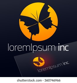 Abstract vector sign. Logotype for Media, Fashion, Cosmetics
