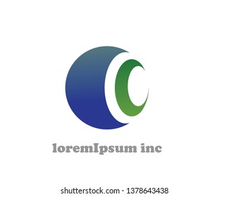 Abstract vector sign in sphere shape. Logotype for Business, Technology, Corporation, - Vector
