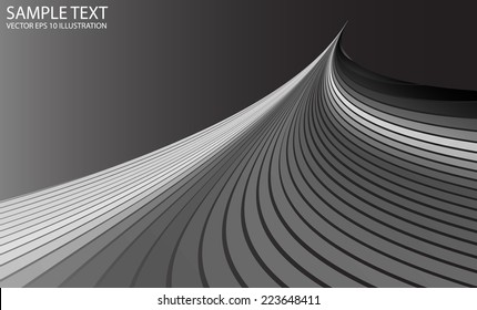 Abstract vector silver design background template - Vector abstract design template illustration
