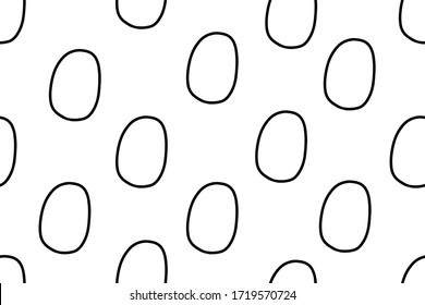 Abstract vector simple pattern. Seamless minimalist scandinavian background