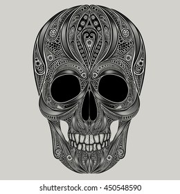 Abstract vector skull for Halloween 2016