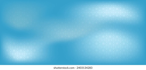 Abstract vector sky white teal blue background. Winter pattern banner