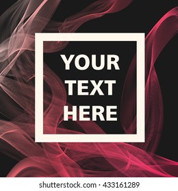 Abstract vector smoke background modern design
