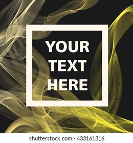 Abstract vector smoke background modern design
