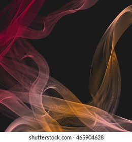 Abstract vector smoke background modern design