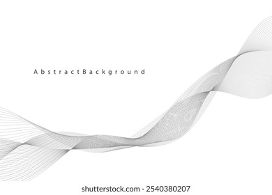 Fondo de onda ahumada de Vector Abstractas.